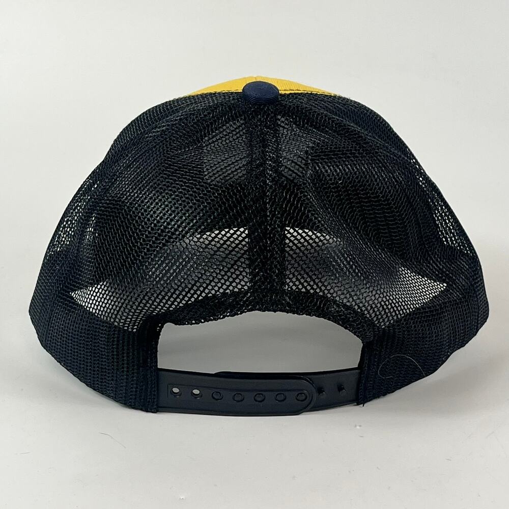 Scheels Mens Yellow Trucker Cap Baseball Hat Great Falls Montana Mesh Snapback - Picture 3 of 9